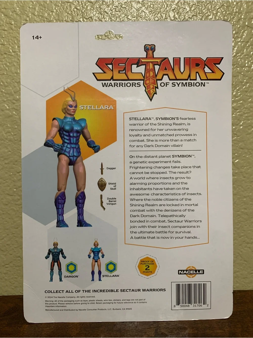 NIB Nacelle 2024 SECTAURS Warrior Of The Symbion Stellara Action Figure